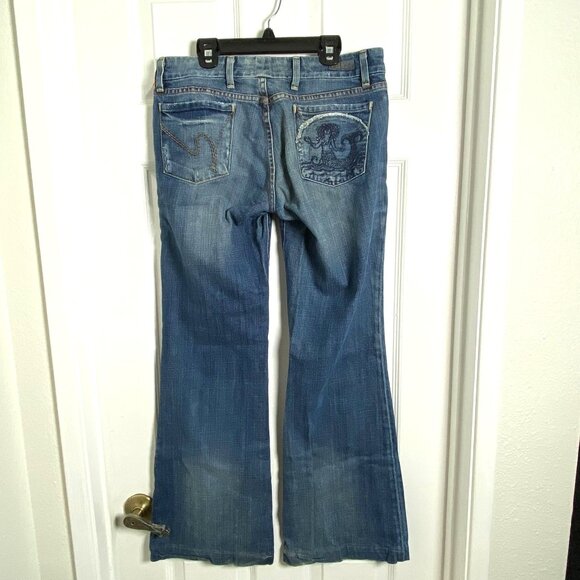 Citizens Of Humanity By Jerome Dahan Style 170-001 Low Rise Flare Y2K Size 29 - Picture 2 of 15